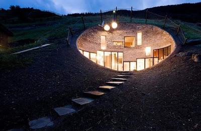 amazing house inside the hill