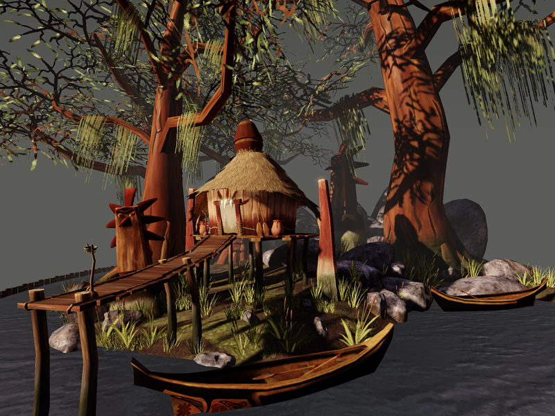 Edwin Porfert Portfolio Swamp Diorama