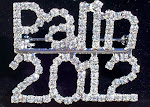 Palin 2012 crystal pin at Trinkies.com
