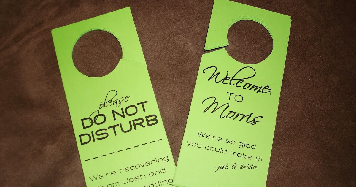 Happily After All DIY Door Hangers