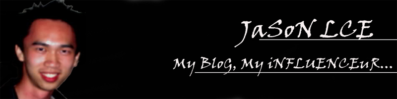 JaSoN LCE || My BloG, My iNFLUENCEuR....