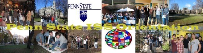 Penn State ISS Orientation