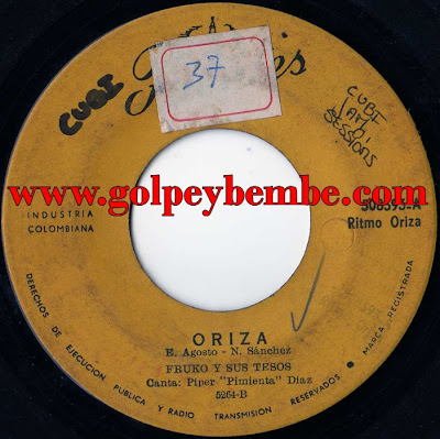 Fruko Vocal Piper Pimienta Diaz - 45 Rpm (Fuentes)