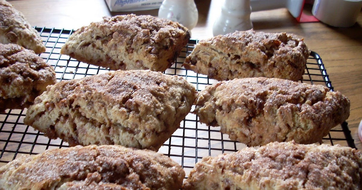 Baking Blondie Cinnamon chip scones