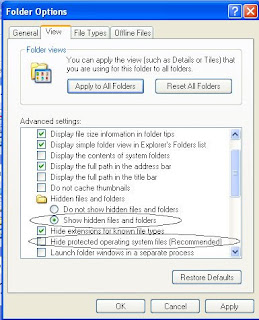 Open View Options