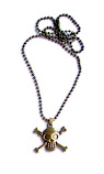 One Piece Necklace : Silver Skull