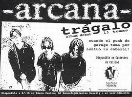 Flyer de Trágalo, 2001.
