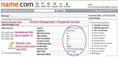 Setting Custom Domain Blogspot dari Name.com