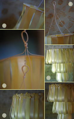 DIY Wedding Cake Chandelier