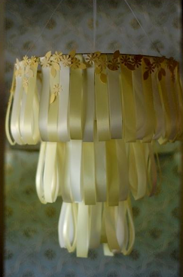 DIY Wedding Cake Chandelier