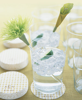 flower swizzle sticks Add some zest to your reception by adding these