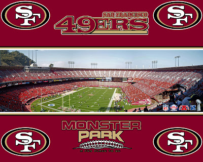 Monster Park stadium, San Francisco 49ers wallpaper