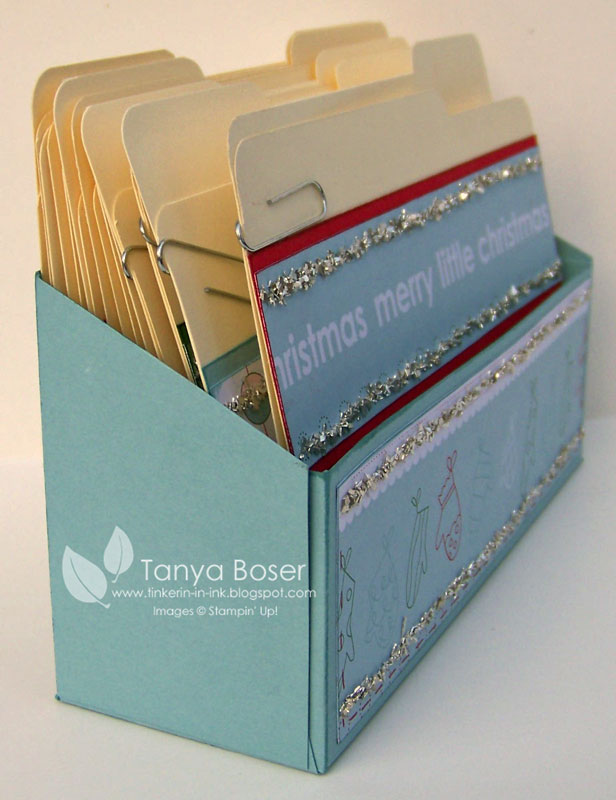 tinkerin in ink with tanya mini file folder and box