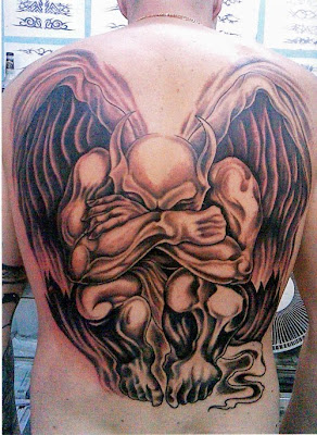 Tattoo Angel And Devil Wings Tattoo Angel And Devil Wings