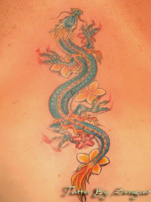 Yellow Flower Tattoo Design