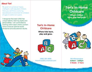 child care brochure examples