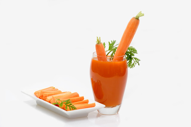 health on orange juice or carrot juice has more sugar in it