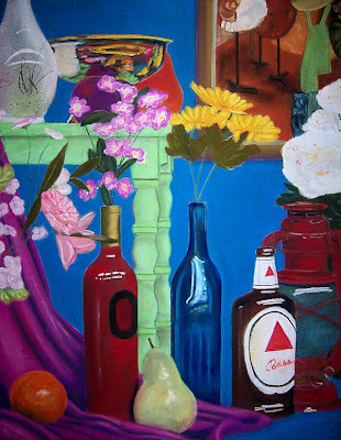 Crazy Blue Still Life