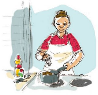 Caricaturas de mujeres cocineras - Imagui