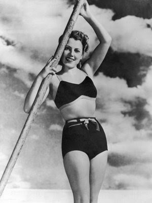 Old Fashioned Striped Swimsuit Old Fashioned Striped Swimsuit