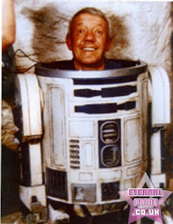R2D2 who's constant swearing led to him being bleeped throughout Star Wars IMAGE: Actor Kenny Baker inside R2D2