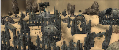 The Ruins of Solvheil sunken into the Shalihir Sands