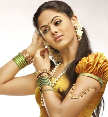 Actress Karthika in kerala saree stills wallpapers