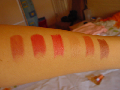 NYX Round Lipstick Swatches