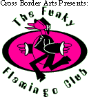 funky flamingo logo