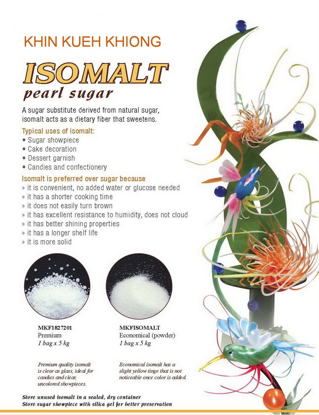 Isomalt Sugar