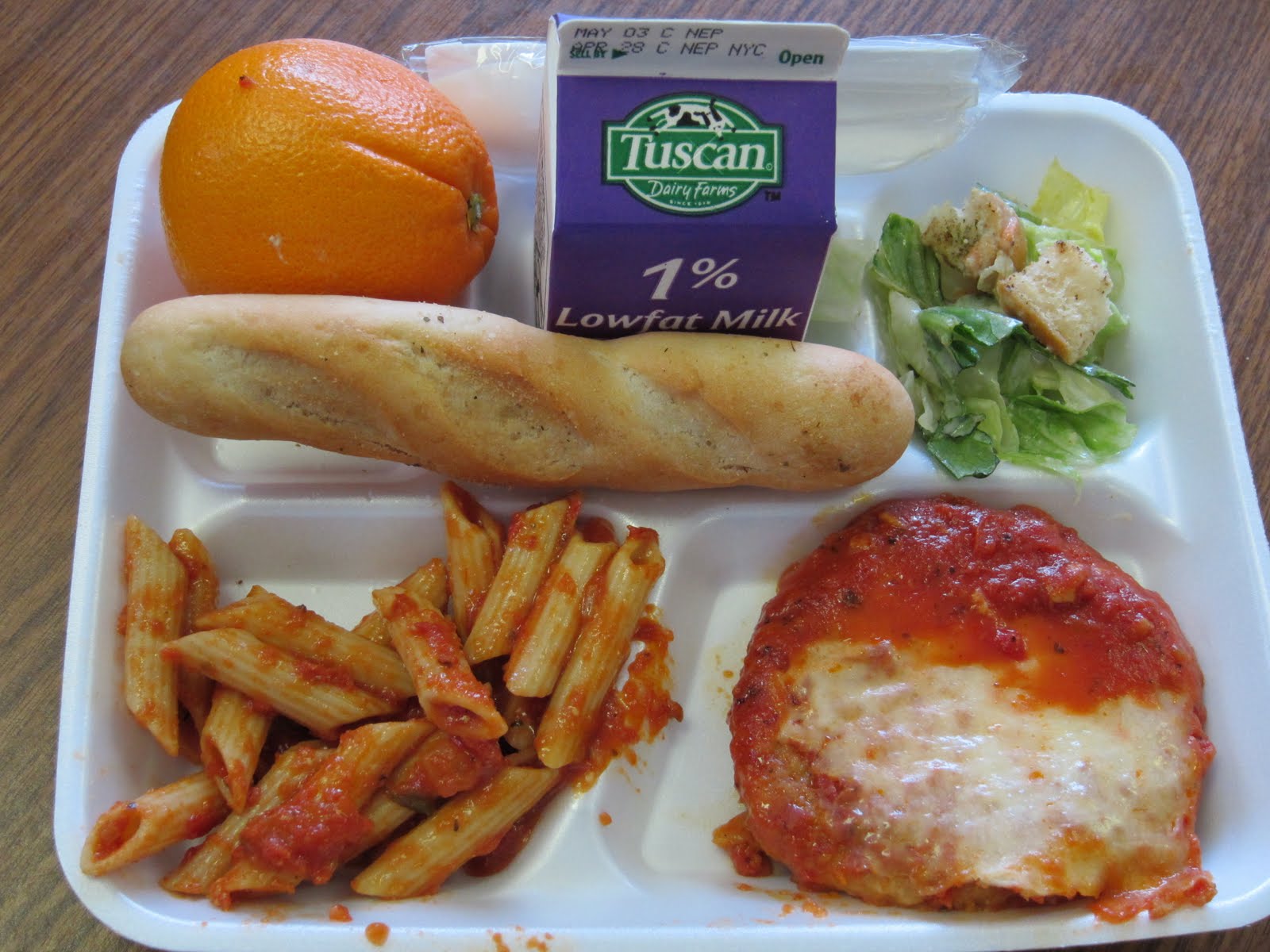 EAT HOBOKEN A School Lunch Blog Thursday 4/22 Chicken Parm