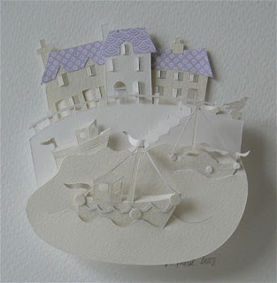 Paper sculptures by Helen Musselwhite