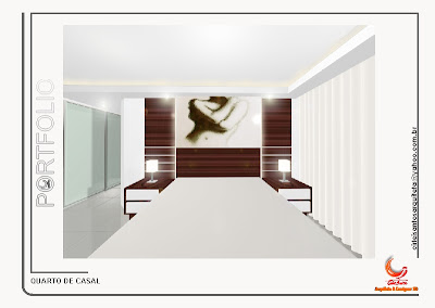 Design Interiores on 3d Design De Interiores Quarto De Casal Perspectivas Em 3d