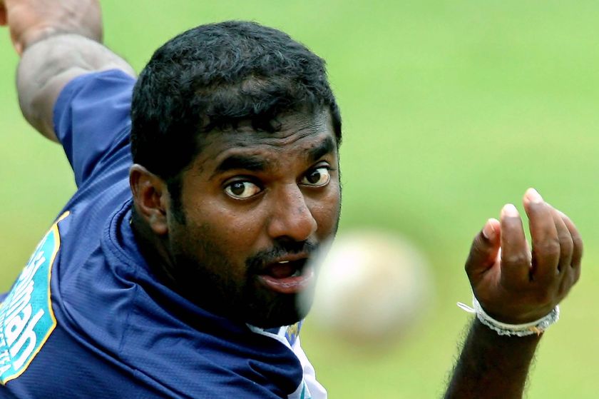 Muttiah Muralitharan took