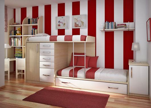 Luxurious Home Interior Design Bedroom Kids And Study Room