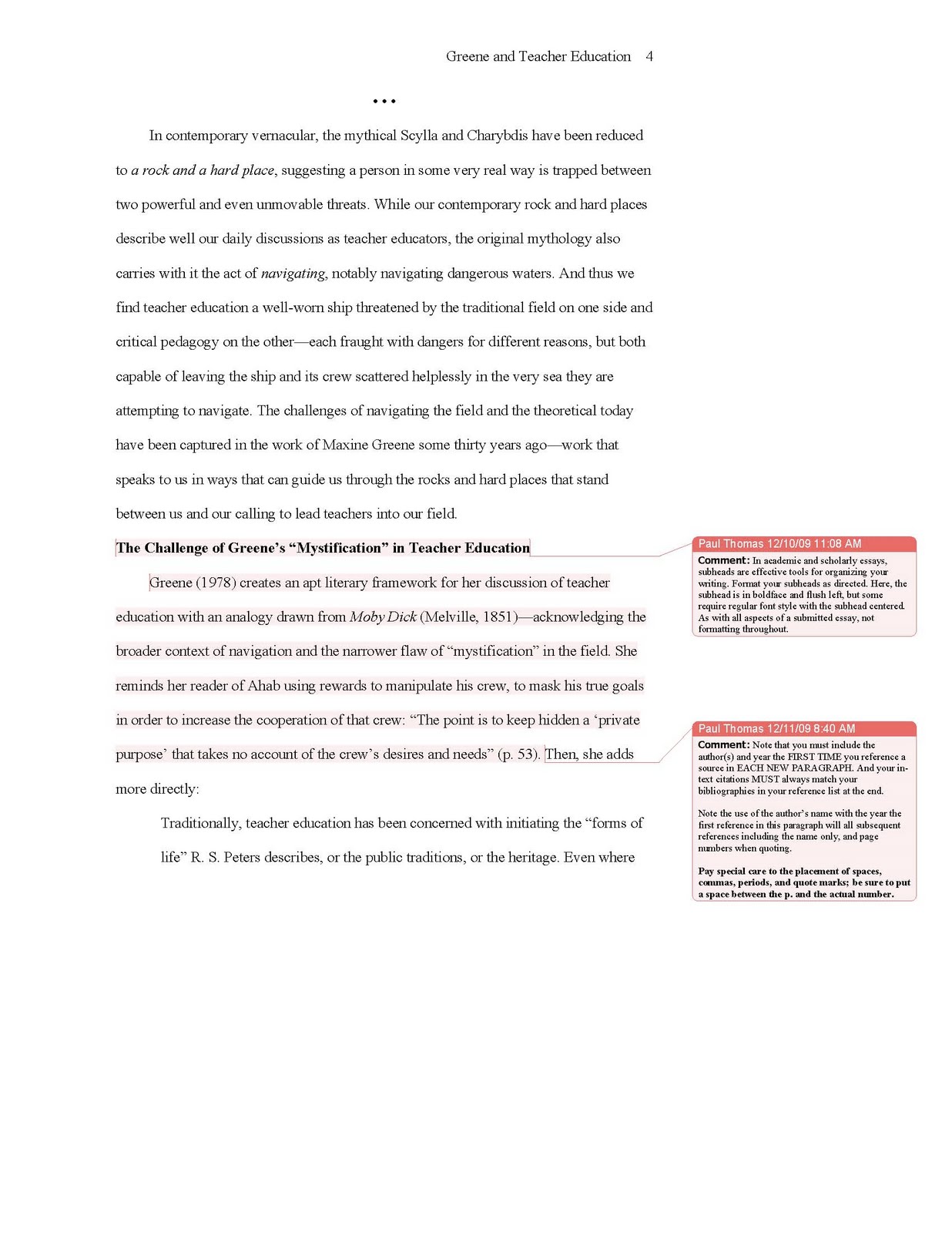 Example of a short essay in apa format