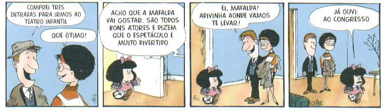 Charges e Tirinhas Mafalda+-+Visita+ao+Congresso
