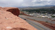 looking down into St. George