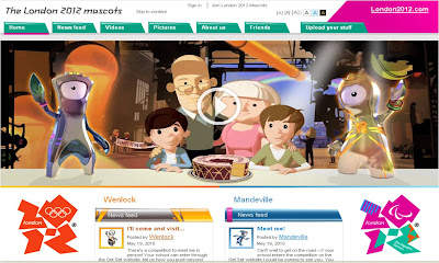 London 2012 Olympics mascot site