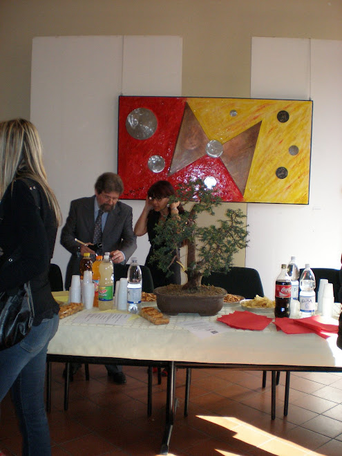 GERRY NATULLO con la SCULTRICE M. CRISTINA PACELLI