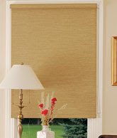natural woven roller shade