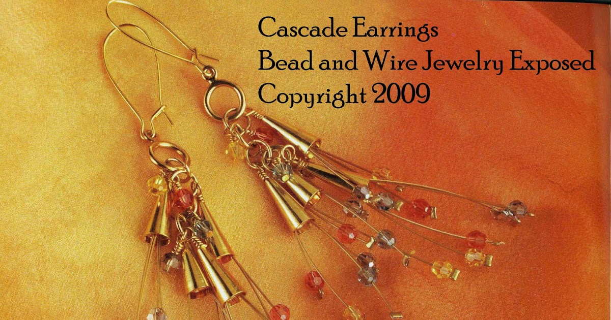 The Impatient Crafter Free Jewelry Project Cascade Earrings from Bead