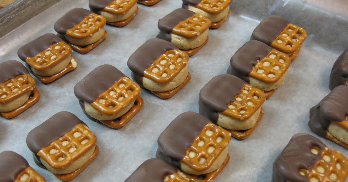 The Recipe Blog Chocolate Dipped Peanut Butter Pretzel Bites