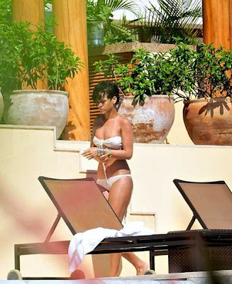 Rihanna rentó una casa de campo privada sobre el fin de semana para celebrar 