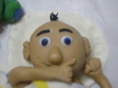 Baby Shower Cake....Work in progress.