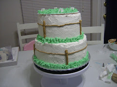 Baby Shower Cake...work in progress.