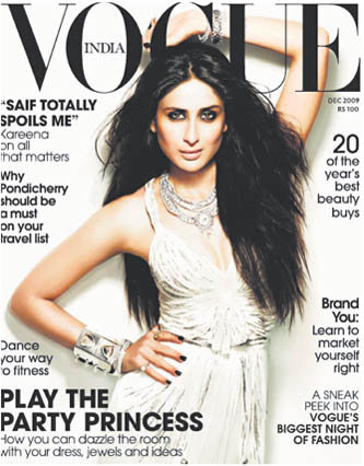 Kareena Kapoor on Vogue and Marie Claire December Cover