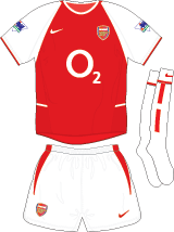 jersey arsenal 2002