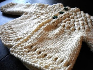 The Createry Shop: Beautiful Baby Cardigan - Free Knitting ...