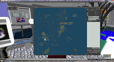 image with map of StarZ Art Corner in Second Life